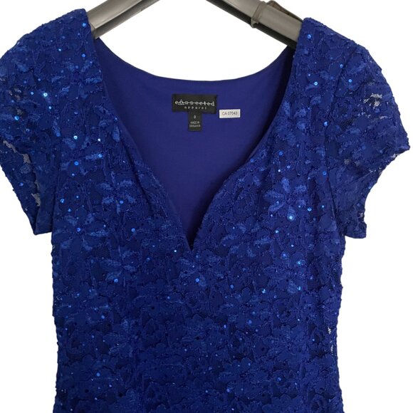Connected Apparel Lace Cocktail Dress - Picture 1 of 11